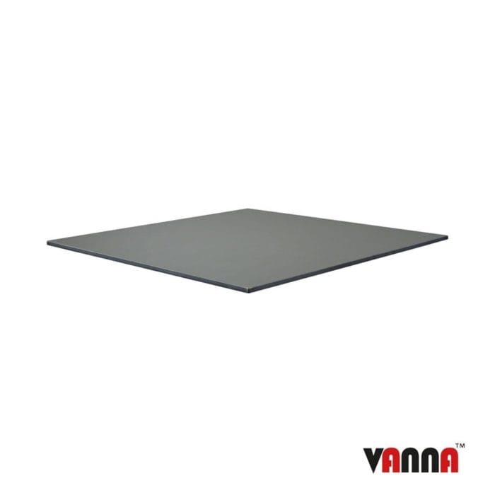 New EXTREMA Anthracite 690mm Square Table