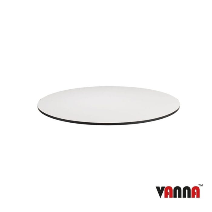 New EXTREMA White 690mm Dia Round Table