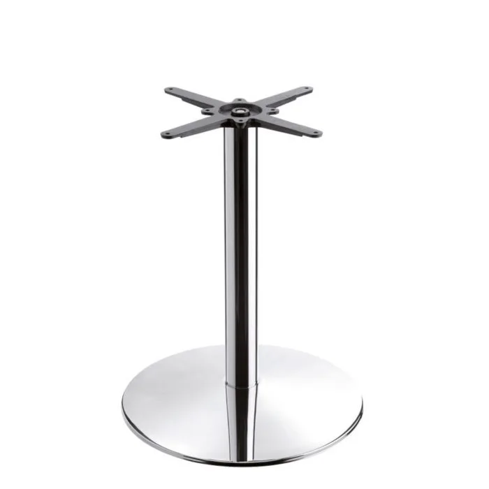 New HAMPTON Chrome Large Round Dining Table Base