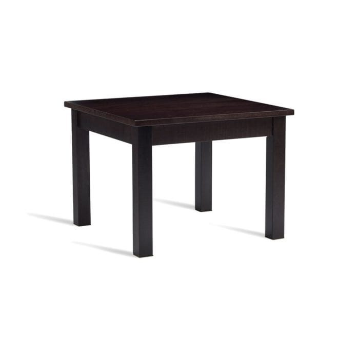 New HUNT Wenge Solid Oak 600mm Square High Quality Coffee Table