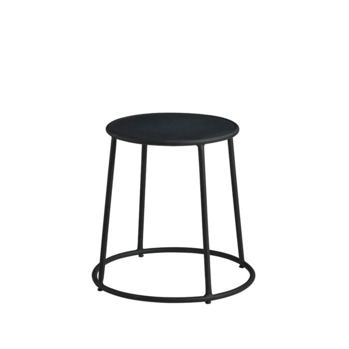 New MAX 45 Black Industrial Designer canteen café Low Stool