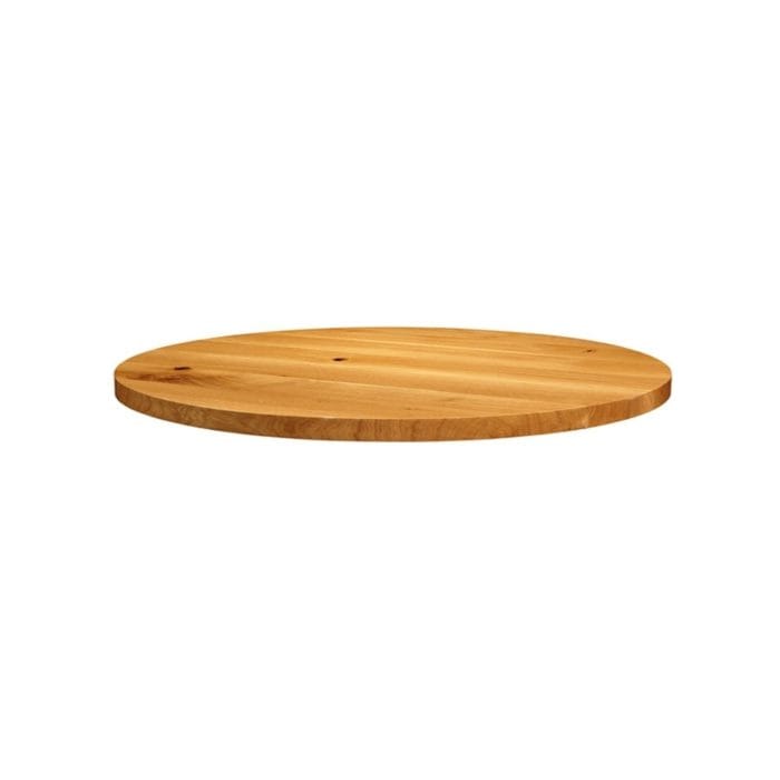 New Natural Laquered Character Superior Grade Oak 1200mm Round Table Top