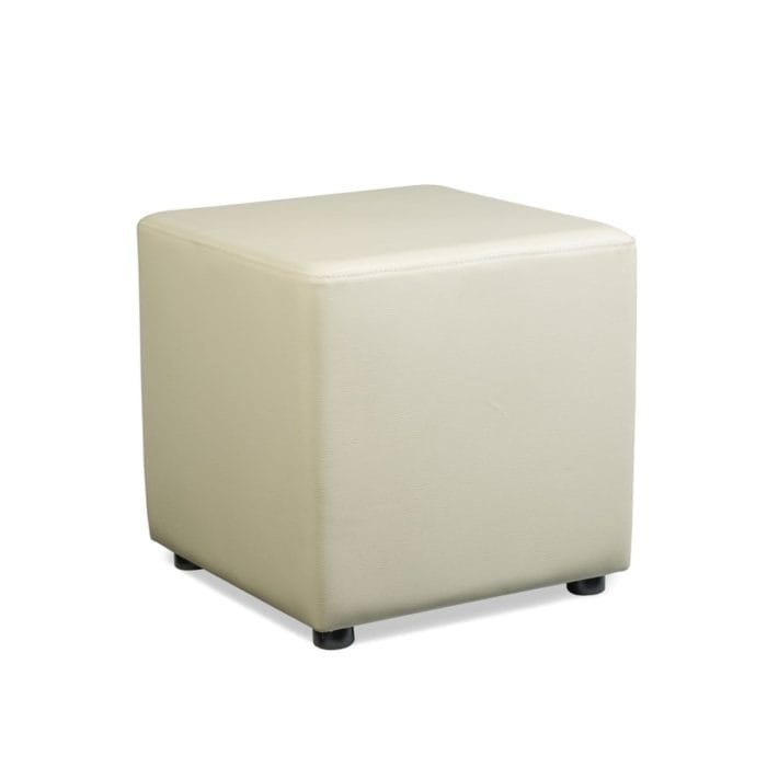 New POP Cream High Quality Faux Leather Cube