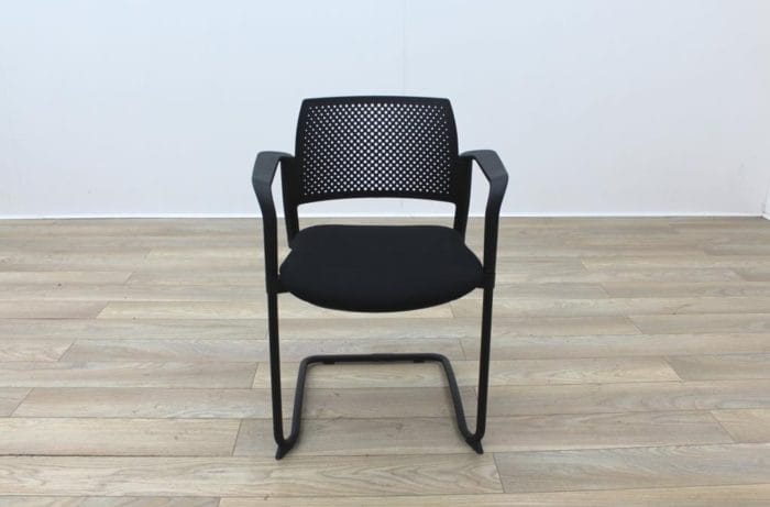 Torasen Polymer Back Black Fabric Seat