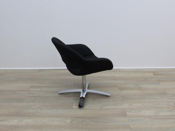 Black Fabric Kusch Co Volpe Meeting Chairs