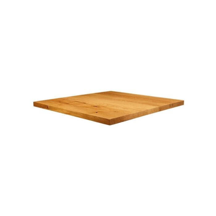 New Natural Laquered Character Superior Grade Oak 600mm x 750mm Rectangular Table Top