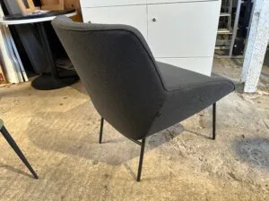 Grey reception chair