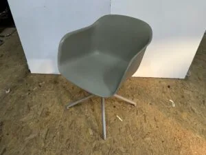 Muuto grey swivel chair
