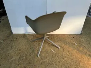 Muuto grey swivel chair