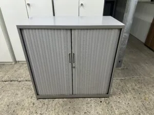 Mid height tambour cupboard