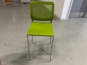 Green bar stool